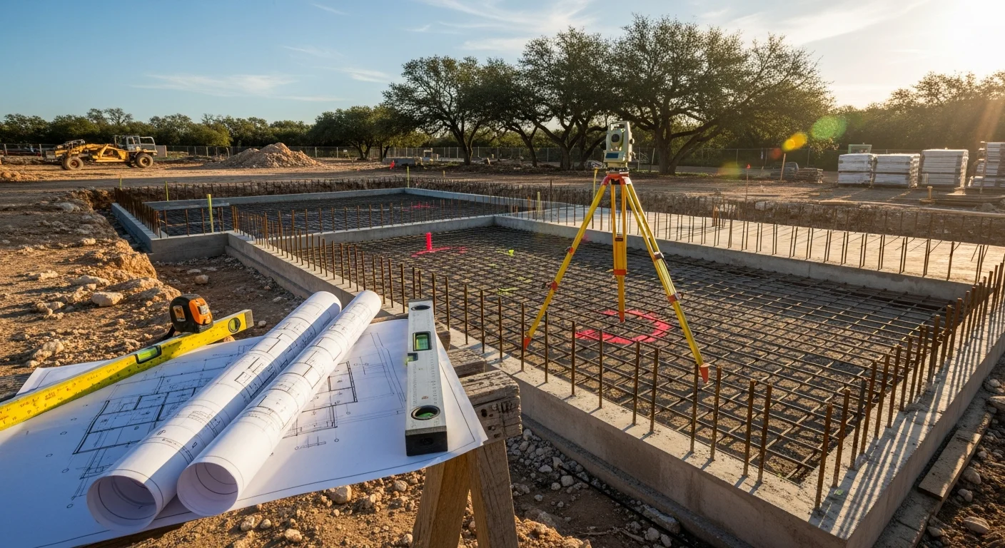 A newly constructed single-family home in Austin, TX with a finished exterior, clean roofline, and graded front yard ready for landscaping. A CHS Construction and Remodeling general contracting project in the Austin metro area.